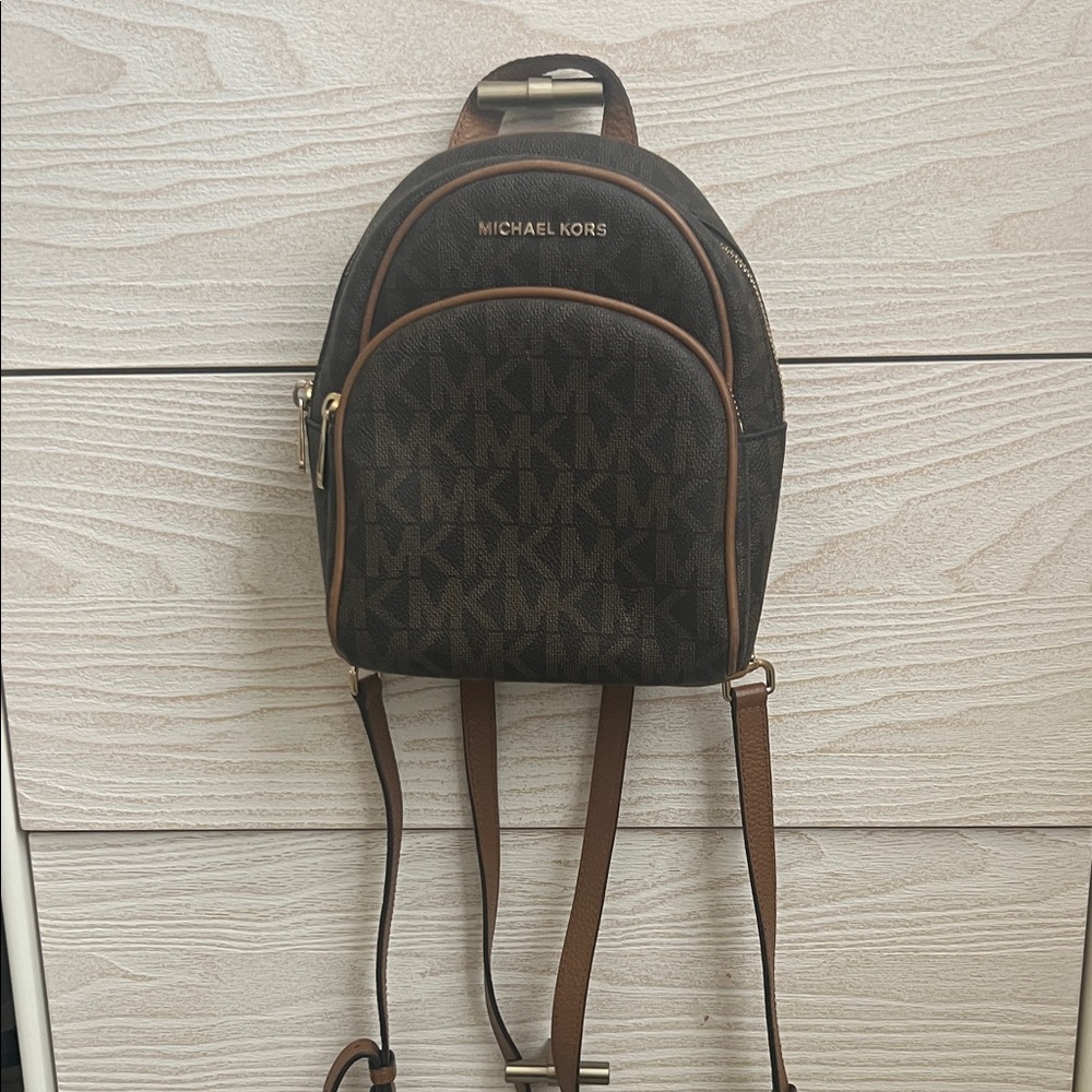 Michael Kors monogram mini leather Backpack